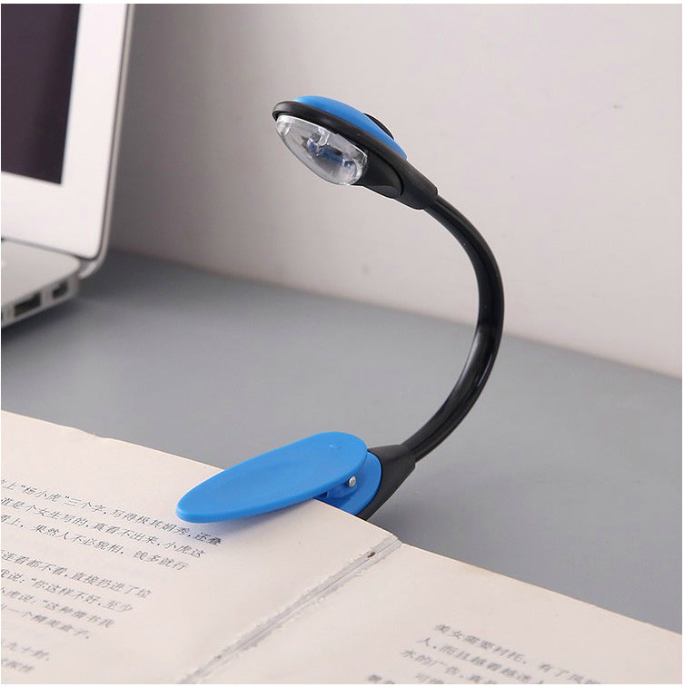 LED Book Light for Reading in Bed - Eye Caring Convenient Portable Travel Book Reading Light Lamp Mini Clip Booklight